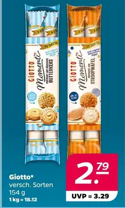 NETTO Giotto momenti butterkeks oder momenti stroopwafel Angebot