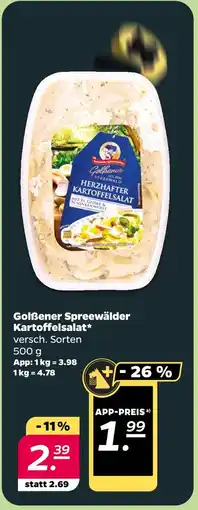 NETTO Golßener spreewälder kartoffelsalat Angebot