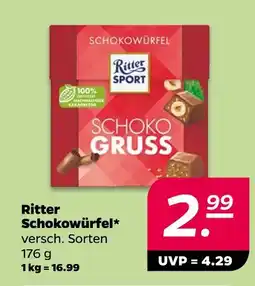 NETTO Ritter sport schokowürfel Angebot