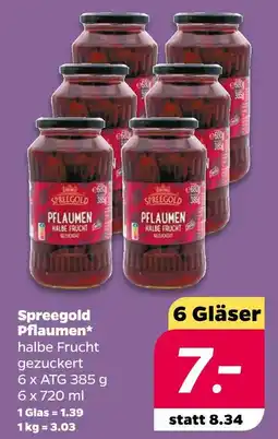 NETTO Spreegold pflaumen Angebot