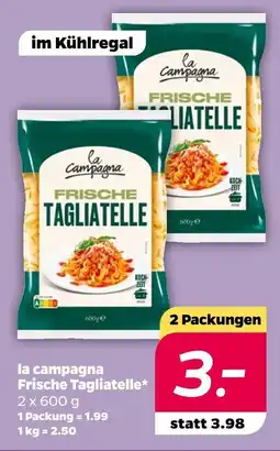NETTO La campagna frische tagliatelle Angebot
