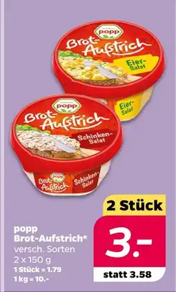 NETTO Popp brot-aufstrich Angebot