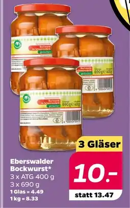 NETTO Eberswalder bockwurst Angebot
