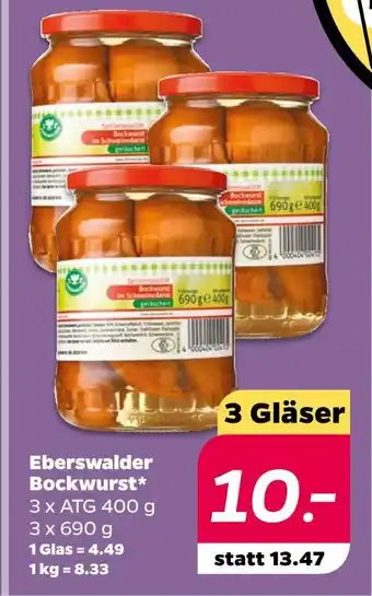 NETTO Eberswalder bockwurst Angebot