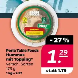 NETTO Table foods hummus mit topping Angebot