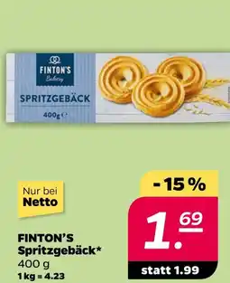 NETTO Finton's bakery spritzgebäck Angebot