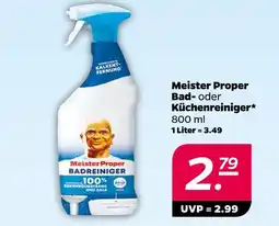 NETTO Meister proper bad- oder küchenreiniger Angebot