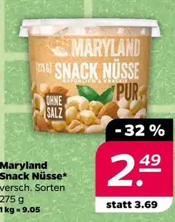 NETTO Maryland snack nüsse Angebot