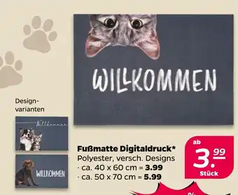 NETTO Fußmatte digitaldruck Angebot