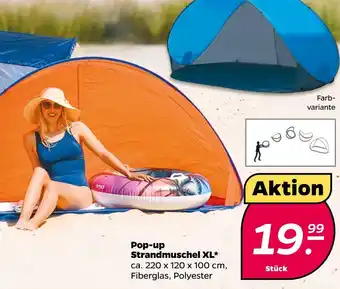 NETTO Pop-up strandmuschel xl Angebot
