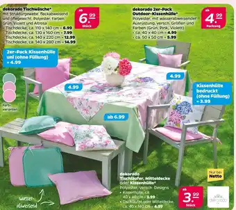 NETTO Dekorado tischwäsche Angebot