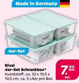 NETTO Rival 4er-set schrankbox Angebot