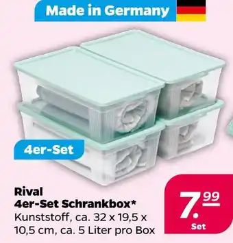 NETTO Rival 4er-set schrankbox Angebot