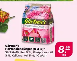 NETTO Gärtner’s hortensiendünger (8-3-5) Angebot