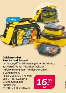 NETTO Pokémon pokémon-set tasche und boxen Angebot