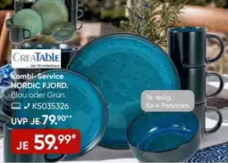 Galeria CREATABLE Kombi-Service NORDIC FJORD Angebot