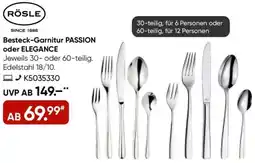 Galeria RÖSLE Besteck-Garnitur PASSION oder ELEGANCE Angebot