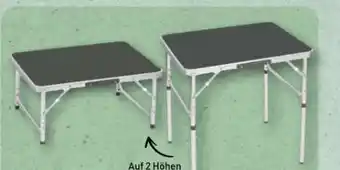 Aldi Nord Adventuridge Aluminium Campingtisch Angebot