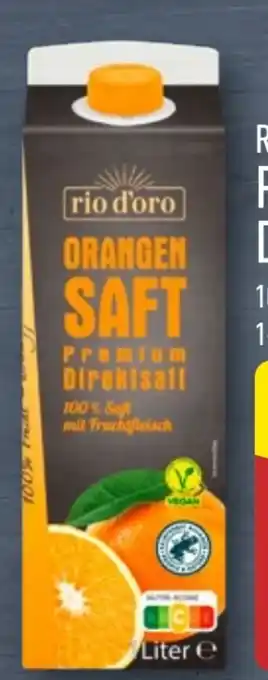Aldi Nord rio d'oro Direktsaft Premium vegan Angebot