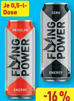 Aldi Nord Flying Power Energydrink Regular Angebot