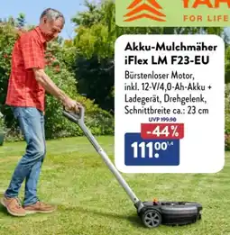 Aldi Nord Yard Force Akku-Rasenmäher iFlex Compact Mower LM F23-EU Angebot