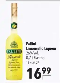 CITTI Markt Pallini Limoncello Liqueur 26% Vol. Angebot