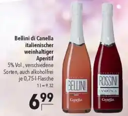 CITTI Markt Bellini di Canella italienischer weinhaltiger Aperitif Angebot