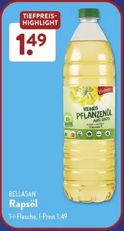 Aldi Süd BELLASAN Rapsöl Angebot