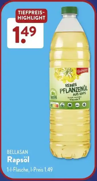Aldi Süd BELLASAN Rapsöl Angebot