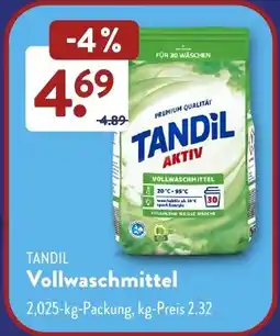 Aldi Süd TANDIL Vollwaschmittel Angebot