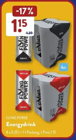 Aldi Süd FLYING POWER Energydrink Angebot
