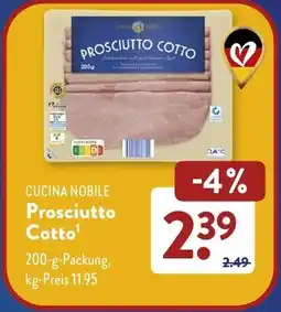 Aldi Süd CUCINA NOBILE Prosciutto Cotto Angebot