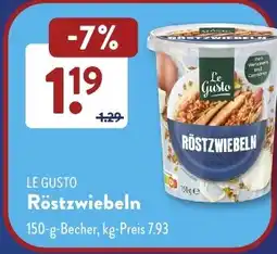 Aldi Süd LE GUSTO Röstzwiebeln Angebot