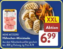 Aldi Süd MEINE METZGEREI Hähnchen-Ministeaks Angebot