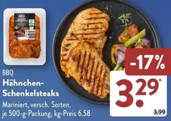Aldi Süd BBQ Hähnchen Schenkelsteaks Angebot