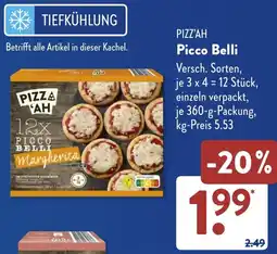 Aldi Süd PIZZ'AH Picco Belli Angebot