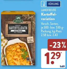 Aldi Süd LANDFREUDE Kartoffelvariation Angebot