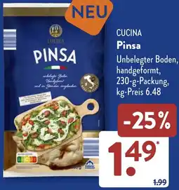 Aldi Süd CUCINA Pinsa Angebot