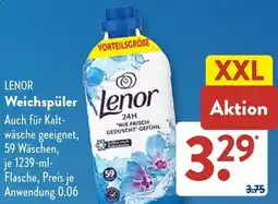 Aldi Süd LENOR Weichspüler Angebot