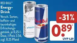Aldi Süd RED BULL Energy Drink Angebot