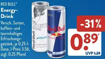 Aldi Süd RED BULL Energy Drink Angebot
