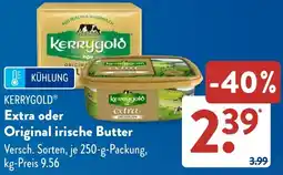 Aldi Süd KERRYGOLD Extra oder Original irische Butter Angebot