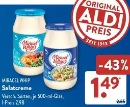 Aldi Süd MIRACEL WHIP Salatcreme Angebot