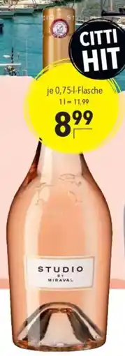 CITTI Markt Pitt & Perrin Studio by Miraval Rosé IGP Angebot