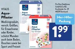 Aldi Süd VITALIS Aqua Pflaster Angebot