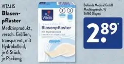 Aldi Süd VITALIS Blasenpflaster Angebot