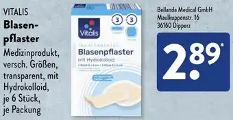 Aldi Süd VITALIS Blasenpflaster Angebot