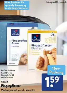 Aldi Süd VITALIS Fingerpflaster Angebot