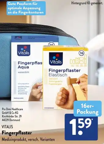 Aldi Süd VITALIS Fingerpflaster Angebot