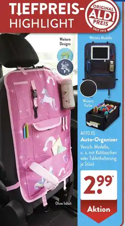 Aldi Süd AUTO XS Auto-Organizer Angebot